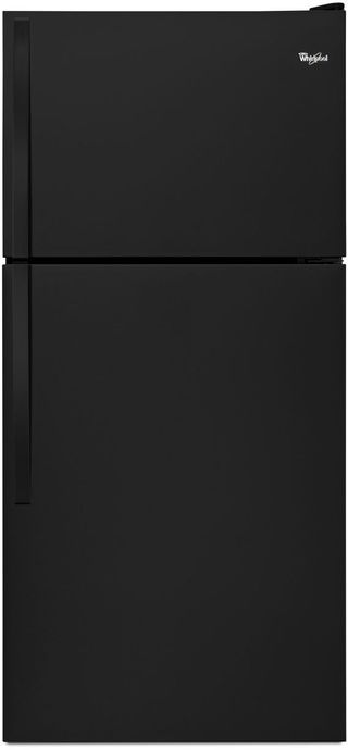 Whirlpool® 18.2 Cu. Ft. Black Top Freezer Refrigerator
