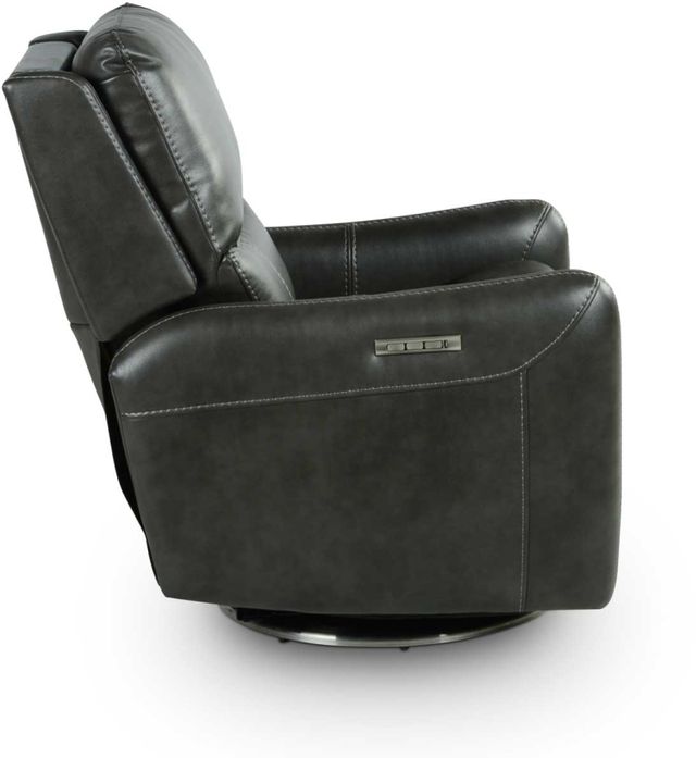 Steve Silver Co.® Athens Charcoal Triple-Power 360-Degree Swivel Motion Chair-2