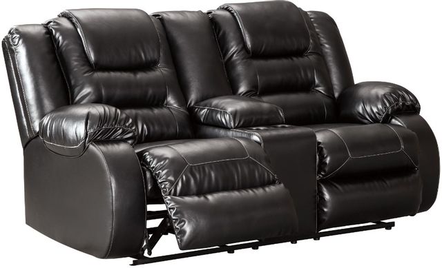 Signature Design by Ashley® Vacherie 3-Piece Black Living Room Seating Set-2