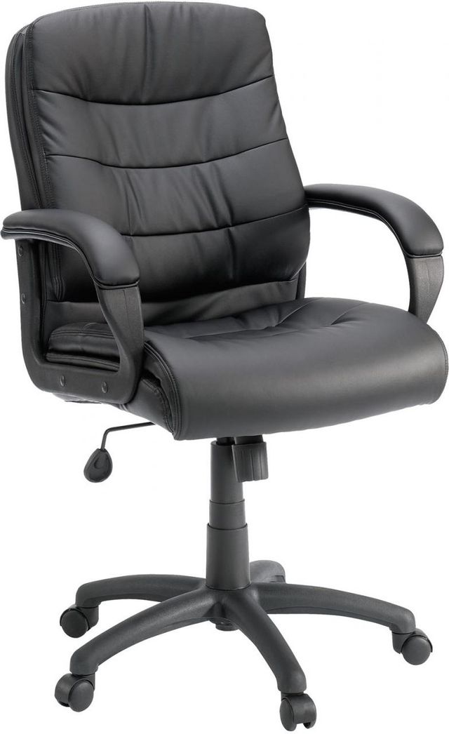 Sauder® Gruga Black DuraPlush® Managers Chair-0