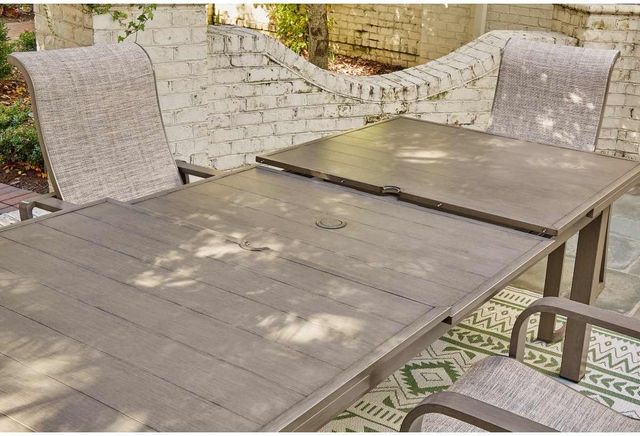 Signature Design by Ashley® Beach Front Beige Outdoor Dining Table 6