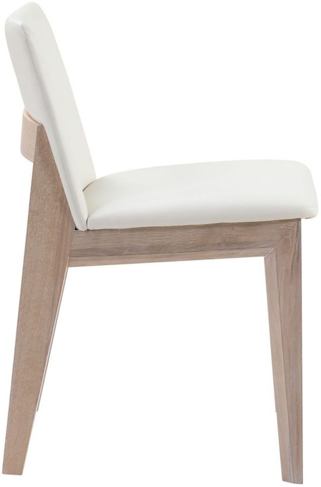 Moe's Home Collection Deco White Oak Dining Chair 2