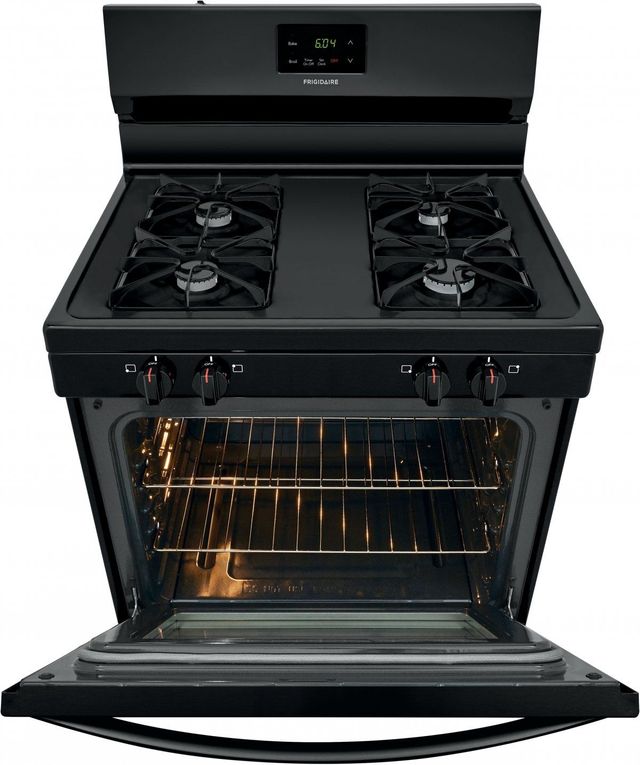 Frigidaire® 30" Black Free Standing Gas Range