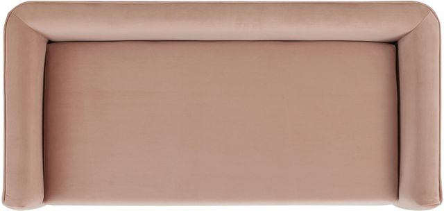 Elements International Tilly Blush Upholstered Bench-2