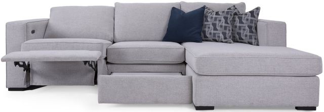 Decor-Rest® Furniture LTD 2900 2 Piece Gray Power Sectional 2