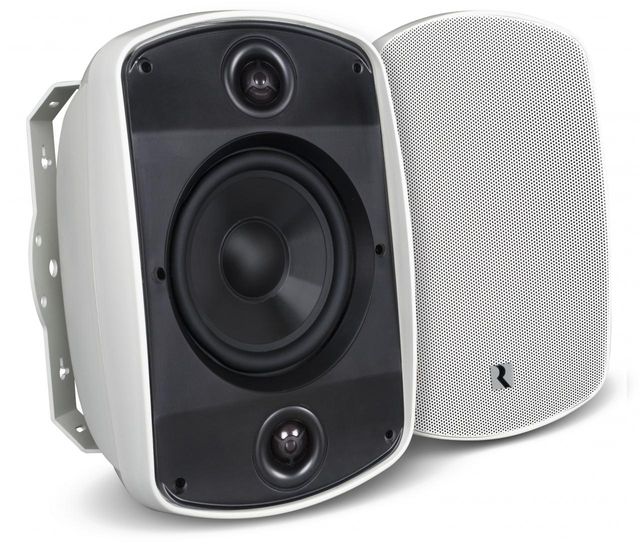 Russound® 6.5" White 2-Way OutBack Single Point Stereo Speaker