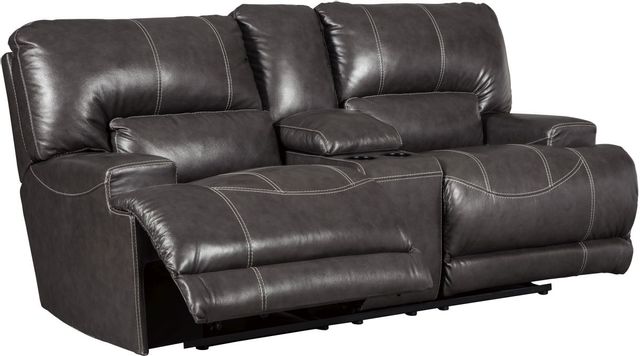 Signature Design by Ashley® McCaskill 3-Piece Gray Reclining Sectional 3