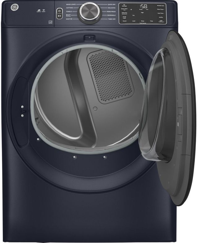 GE® Sapphire Blue Front Load Laundry Pair-1