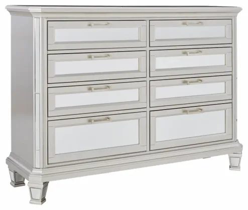 Signature Design by Ashley® Lindenfield Silver Dresser and Mirror-2