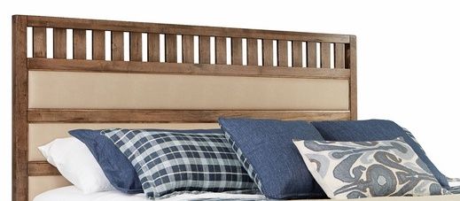 Durham Furniture Escarpment Desert Sand High Upholstered Bed King 1
