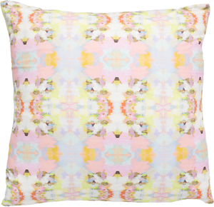 Laura Park Designs Brooks Avenue Pink 22" x 22" Throw Pillow