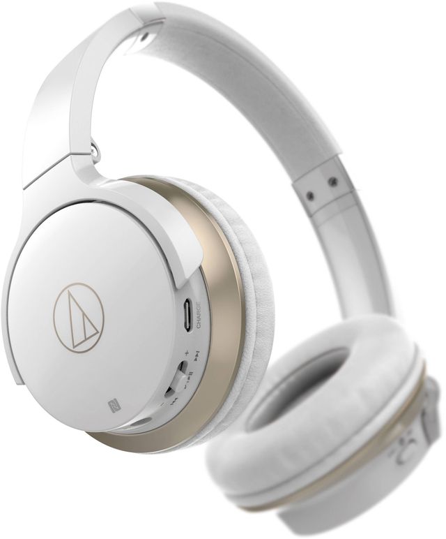 Audio-Technica® SonicFuel® White Wireless On-Ear Headphones 2