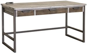 International Furniture Direct Mita Brown/Gray Desk