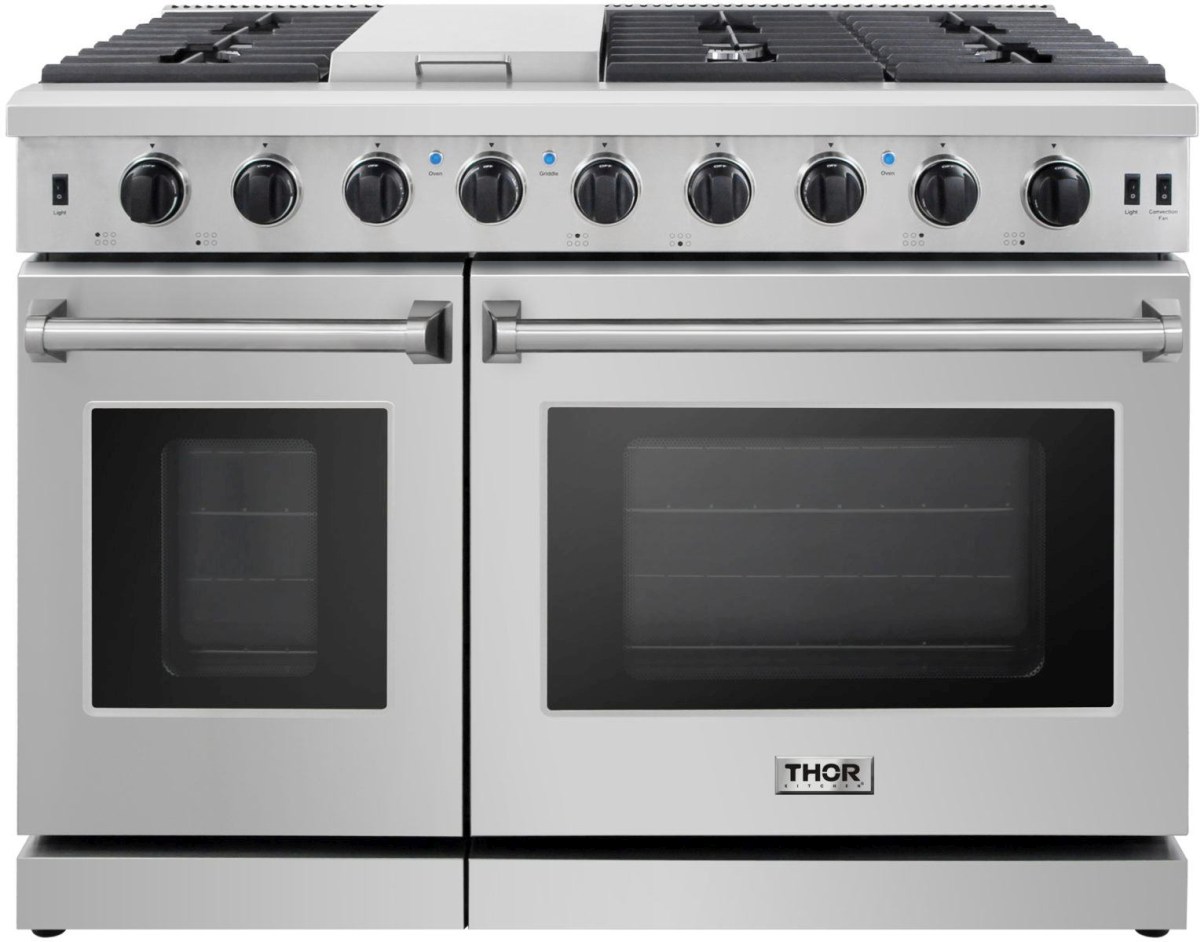 48 inch gas range oven