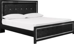 Mill Street® Kaydell Black Queen Upholstered Panel Bed