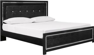 Signature Design by Ashley® Kaydell Black Queen Upholstered Panel Bed