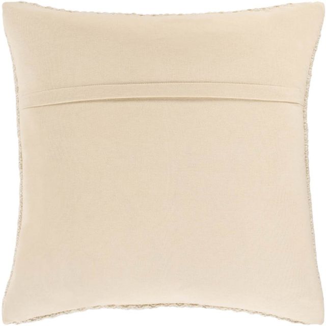 Surya Leif Ivory 20"x20" Pillow Shell with Down Insert-1