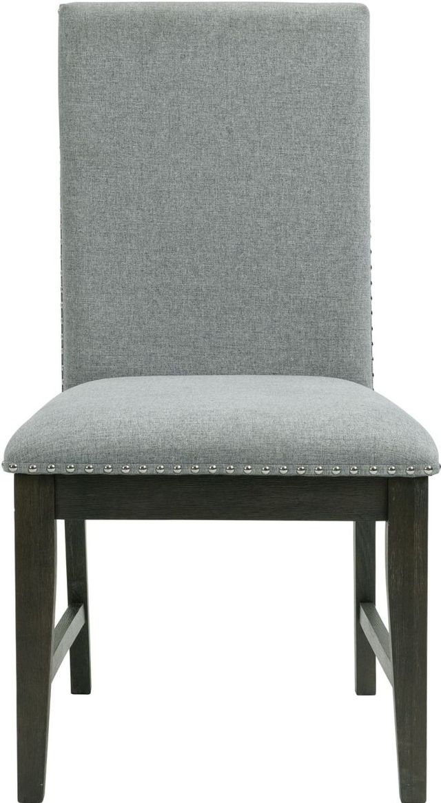 Elements International Donavan 2-Piece Gray Side Chair-1
