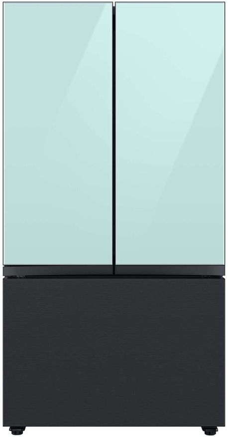Samsung Bespoke 36" Matte Black Steel French Door Refrigerator Bottom Panel 6