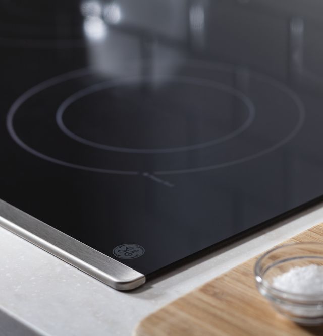 GE Profile™ Series 36" Black with Stainless Steel Electric Cooktop 4