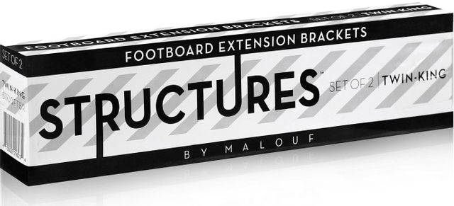 Malouf® Structures™ Bolt-On California King Footboard Extensions 1