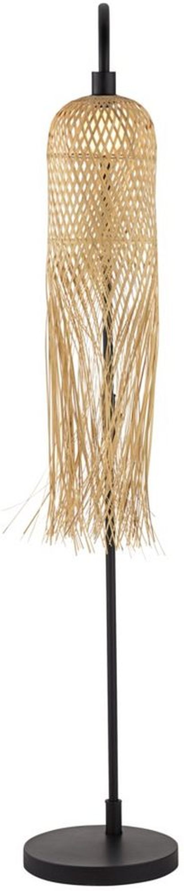 rattan floor lamp zara