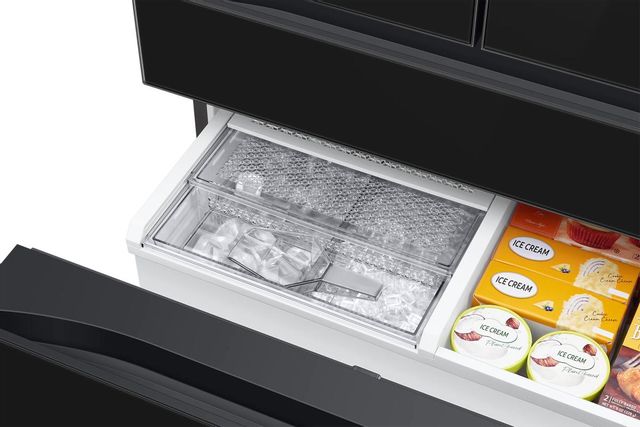 Samsung Bespoke 22.5 Cu. Ft. Clean White/Customizable Panel Counter Depth French Door Refrigerator 6