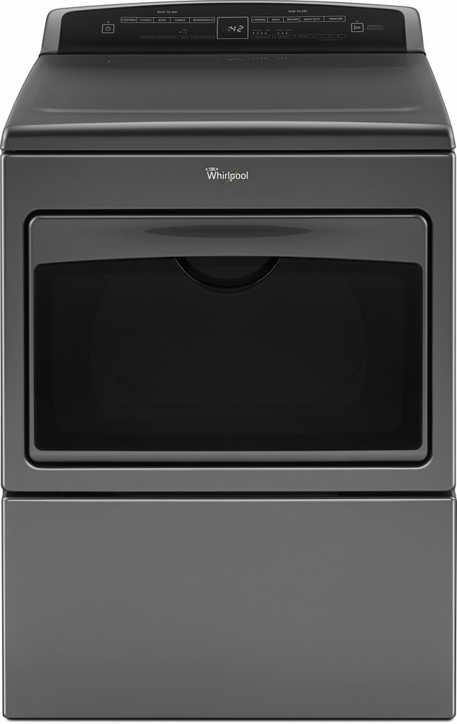 Whirlpool® Front Load Gas Dryer-Chrome Shadow