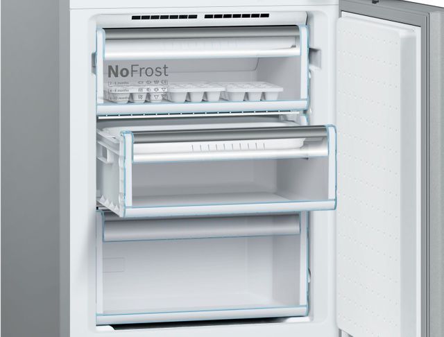 Bosch 800 Series 10.0 Cu. Ft. Black Glass Counter Depth Bottom Freezer Refrigerator 5