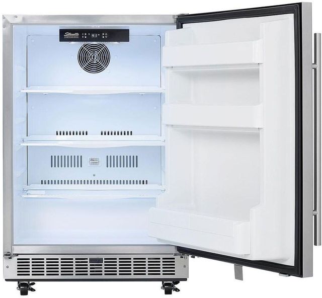 Silhouette® Professional Aragon 5.5 Cu. Ft. Stainless Steel Outdoor All Refrigerator 1