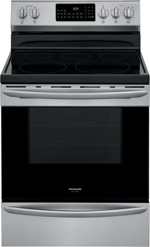 Frigidaire Gallery® 30" Stainless Steel Freestanding Electric Range with Air Fry
