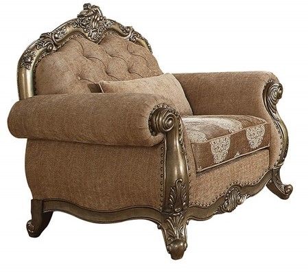 Acme Ragenardus Vintage Oak Side Chair (Set-2)
