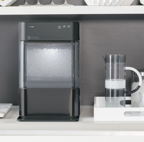 GE Profile™ Opal™ 11" 24 Lb. Black Stainless 2.0 Nugget Ice Maker | Big ...