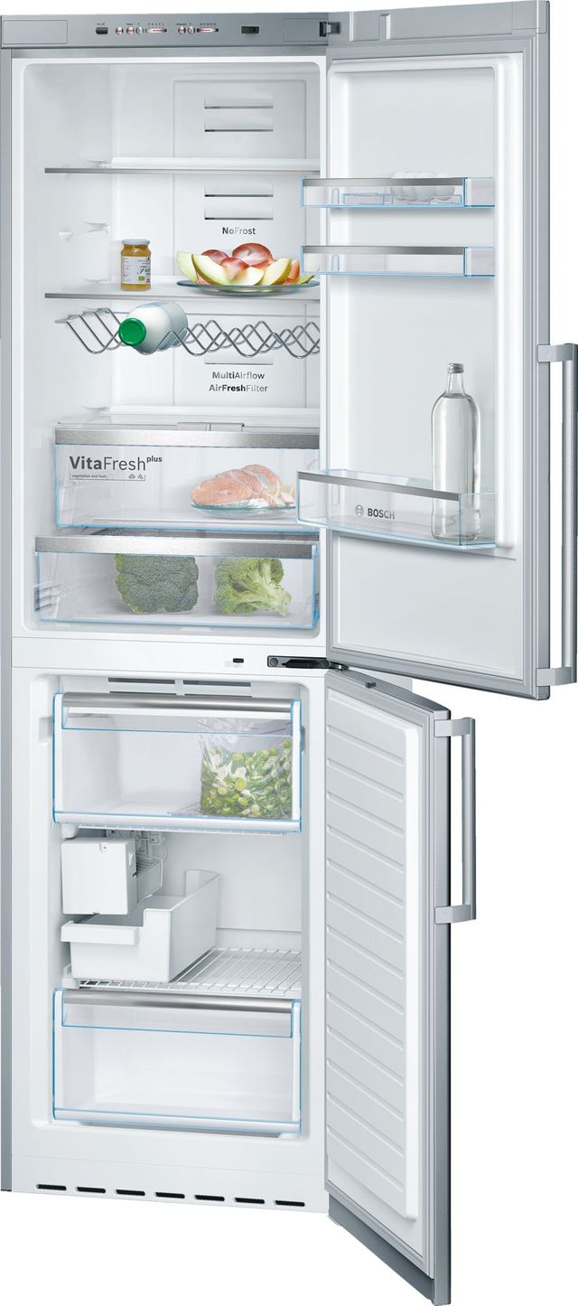Bosch 800 Series 11.0 Cu. Ft. Stainless Steel Counter-Depth Bottom Freezer Refrigerator-2
