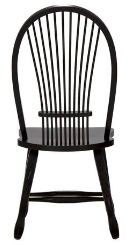 Liberty Furniture Treasures Black Bow Back Side Chair - Set of 2-3