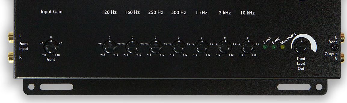 AudioControl® EQS 6 Channel Trunk-Mount Equalizer | Paradyme