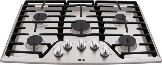 LG 30" Stainless Steel Gas Cooktop 2