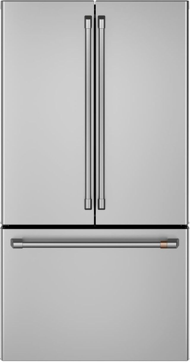 CAFE 4 Piece Kitchen Package with a 23.1 Cu. Ft. Stainless Steel Counter Depth French Door Refrigerator-1