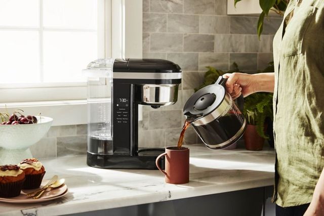 KitchenAid® 12 Cup Onyx Black Drip Coffee Maker 1