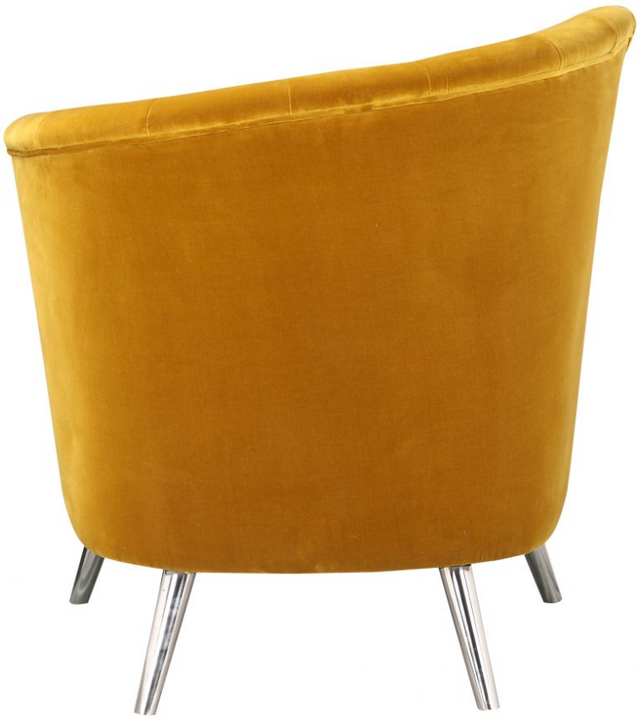 Moe's Home Collection Layan Yellow Right Accent Chair 4
