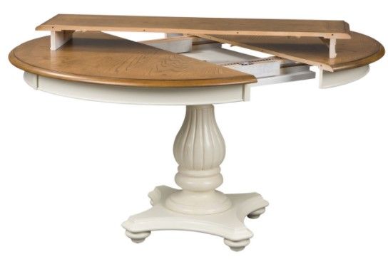 Liberty Furniture Cumberland Creek White Pedestal Table-3