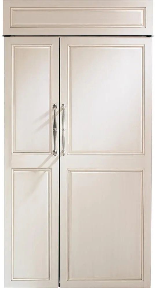 Monogram® 25.1 Cu. Ft. Custom Panel Smart Built In Side-by-Side Refrigerator-0