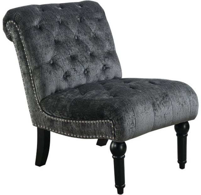 Emerald Home Hutton Ii Dark Gray Armless Accent Chair U3164 15 53 Minervas Home