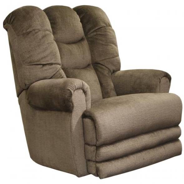 Catnapper® Malone Truffle Lay Flat Power Recliner with Extended Ottoman 0