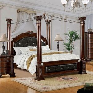 Furniture Of America® Mandalay Brown Cherry Queen Bed
