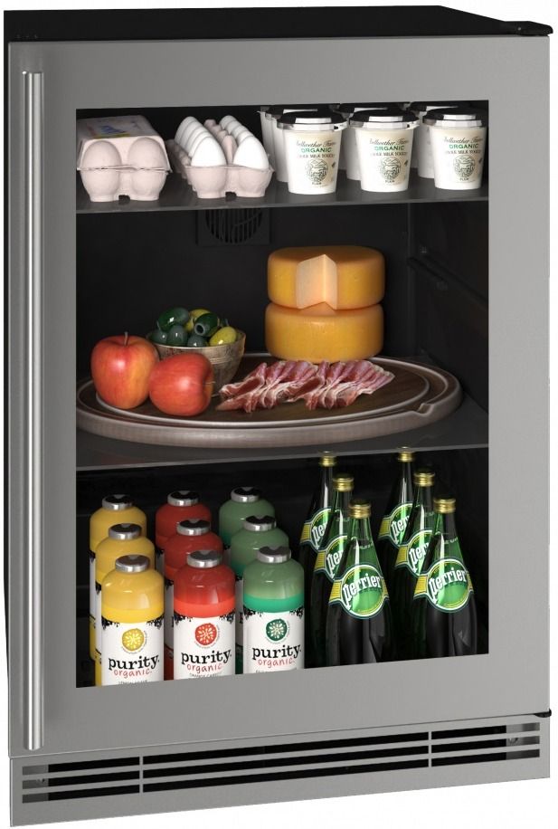 U-Line® 5.7 Cu. Ft. Stainless Steel Compact Refrigerator-0