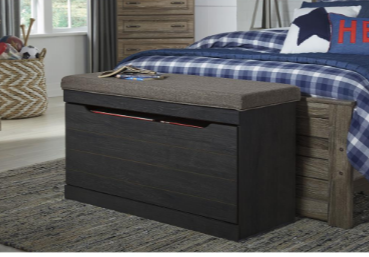 Ashley® Large Upholstered Storage Bench