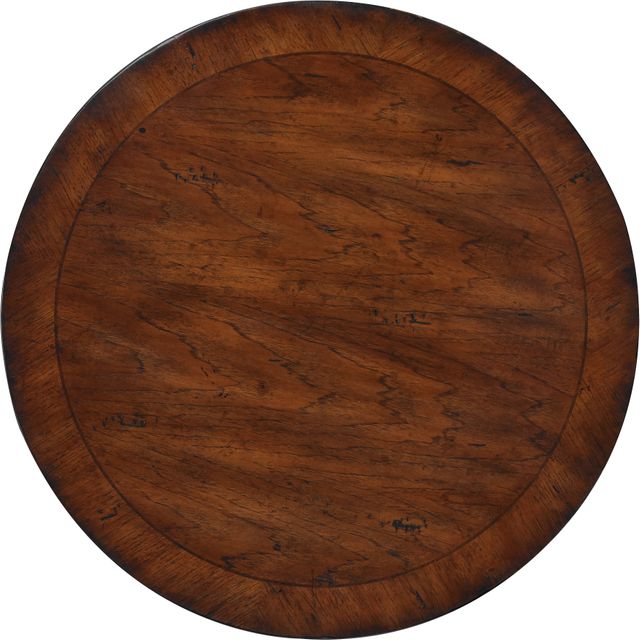 Hooker® Furniture Walnut Round Pedestal Accent Table 1