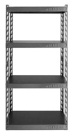Gladiator® Hammered Granite 30" Wide EZ Connect Rack with 15" Deep Shelves