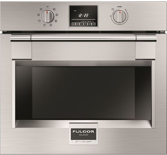 Fulgor® Milano 600 Series PRO 30" Stainless Steel Single Electric Wall Oven 0